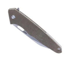 TwoSun Flipper Pocket Knife Brown Micarta Handle D2 Plain Edge TS327-Micarta -Twosun 1d19caa5 e5e1 4f54 880d 5500acdc21dc 57166.1647015332