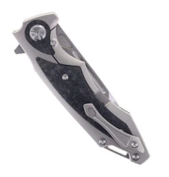 TwoSun Folding Knife Titanium/Carbon Fiber Handle 14C28N Plain Edge TS211 -Twosun 9a51f11e 8634 4717 b0b8 0fe86daf92a2 14735.1642610907