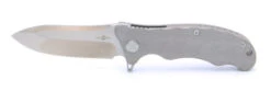TwoSun Folding Knife Square Titanium Handle M390 Plain Edge TS72-Square-M390