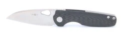 TwoSun TS129-M390 Frame Lock Knife Titanium + Carbon Fiber Handle Plain Edge Blade M390
