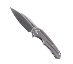 TwoSun Folding Knife Titanium Handle M390 Plain Edge TS220