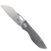 TwoSun Folding Knife Gray Titanium Handle M390 Plain Edge TS270 -Twosun TS 270 M390 01 91229.1673552321