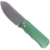 TwoSun Folding Knife Green Titanium Handle D2 Plain Edge TS349-TI-D2-GRN -Twosun TS 349 GREEN 01 30866.1676571011