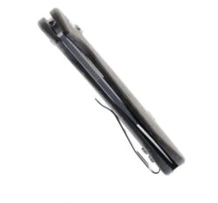 TwoSun Button Lock Folding Knife Black Linen Micarta Handle D2 Plain Edge TS399 -Twosun TS 399 05 13584.1676571145