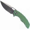 TwoSun Folding Knife Green Titanium Handle M390 Plain Edge TS177-GREEN -Twosun TWOSUN 177 G 05 32454.1689173649