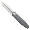 TwoSun Dagger Folding Knife Titanium Handle D2 Plain Edge TS307-Sand -Twosun TWOSUN 307 GREY 01 30475.1678736323