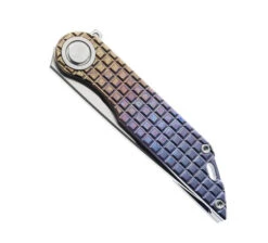 TwoSun Flipper Folding Knife Color Titanium Handle M390 Plain Edge TS308-Color -Twosun TWOSUN 308C 01 02131.1681925820