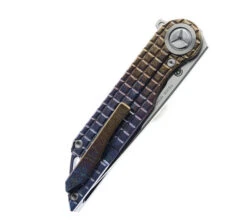 TwoSun Flipper Folding Knife Color Titanium Handle M390 Plain Edge TS308-Color -Twosun TWOSUN 308C 02 98170.1681925820