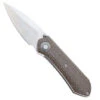 TwoSun Folding Knife Brown Linen Micarta Handle D2 Plain Edge TS334-14C28N -Twosun TWOSUN 334 Mi 03 89261.1681231794
