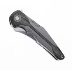 Two Sun Folding Knife Black Titanium/Micarta Handle N690 Plain Edge TS426-SAND -Twosun TWOSUN 426 SAND 01 63842.1695134897