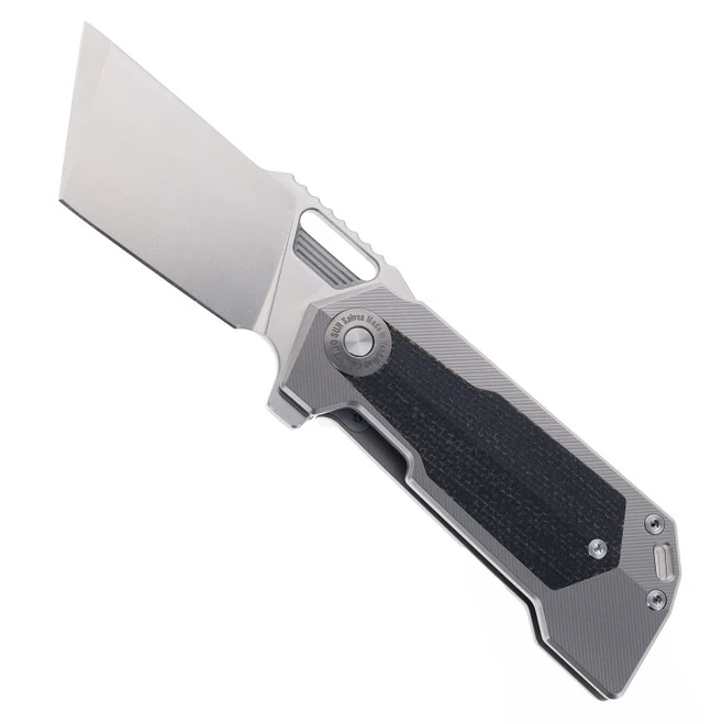 TwoSun David Chen TS500-Sand Flipper Tanto Pocket Knife Micarta & Titanium Handle 3 TwoSun David Chen TS500-Sand Flipper Tanto Pocket Knife Micarta & Titanium Handle