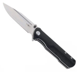 TwoSun Knives David Chen TS505-BK Black Micarta Handle Pocket Knife N690 Steel Blade