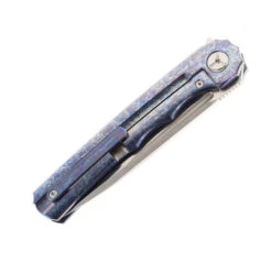 TwoSun Frame Lock Flipper Folding Knife Color Titanium Handle M390 Plain Edge TS89-M390-Color -Twosun TWOSUN 89 M390C 03 08288.1689173602