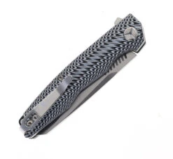 TwoSun TS16-G10 Folding Pocket Knife Black G10 Handle Plain D2 Satin Blade 11 TwoSun TS16-G10 Folding Pocket Knife Black G10 Handle Plain D2 Satin Blade -Twosun TWOSUN TS16 G10 D2 03 98176.1688659566