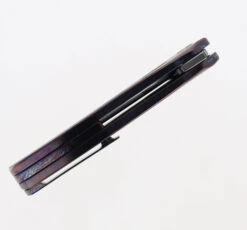 TwoSun Folding Knife Color Titanium Handle Plain Edge M390 Steel TS306-M390-Color -Twosun TWOSUN TS306 M390C 04 46073.1692816756