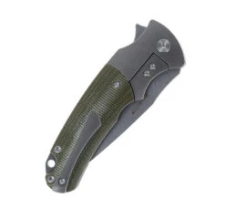 TwoSun Folding Knife Green Titanium/Micarta Handle D2 Clip Point Plain Edge TS286-D2 -Twosun TWOSUN TS 286 04 14924.1681922248
