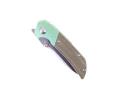TwoSun Folding Knife Black/Green Titanium/Micarta Handle D2 Plain Edge TS369-GRN -Twosun bb538a07 fc13 4c50 88a3 14099f25a125 73198.1666721480