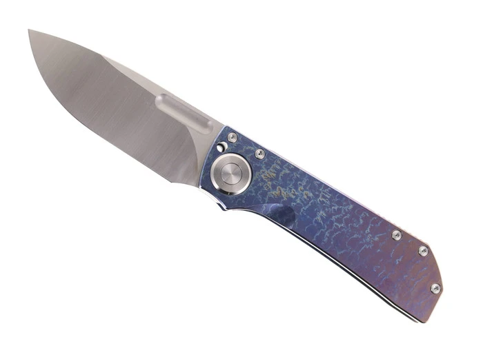 TwoSun Night Morning Pocket Knife Colored Titanium Handle D2 Plain Edge Blade TS346-COLOR 3 TwoSun Night Morning Pocket Knife Colored Titanium Handle D2 Plain Edge Blade TS346-COLOR